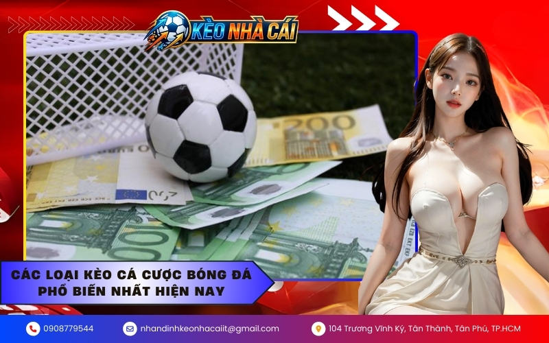 Các loại kèo cá cược bóng đá phổ biến nhất hiện nay