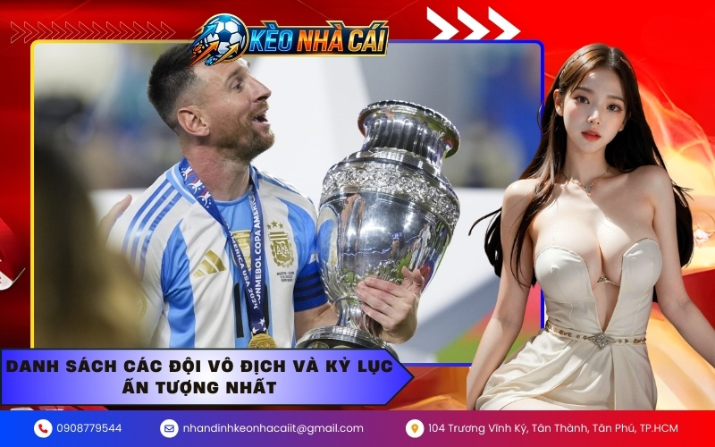 Danh sách các đội vô địch và kỷ lục ấn tượng nhất